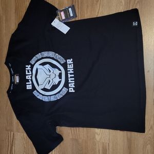 New "Kryptic" Marvel Black Panther embroidered Tee.Super nice tee.Sizes L and XL